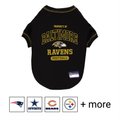 Pets First NFL Dog T-Shirt, Baltimore Ravens, Medium