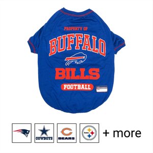 Pets First NFL Dog & Cat T-Shirt, Buffalo Bills, Medium