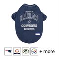 Pets First NFL Dog T-Shirt, Dallas Cowboys, Medium