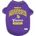 Pets First NFL Dog & Cat T-Shirt, Minnesota Vikings, Medium