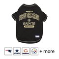Pets First NFL Dog T-Shirt, New Orleans Saints, Medium