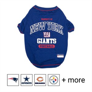 Pets First NFL Dog & Cat T-Shirt, New York Giants, X-Small