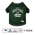 Pets First NFL Dog T-Shirt, New York Jets, Medium