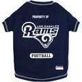 Pets First NFL Dog & Cat T-Shirt, Los Angeles Rams, Small