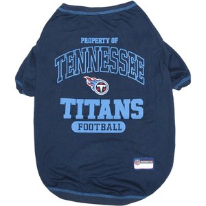 Pets First NFL Dog & Cat T-Shirt, Tennessee Titans, Large