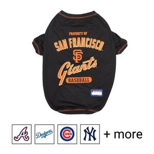 Pets First MLB Dog & Cat T-Shirt, San Francisco Giants, Medium