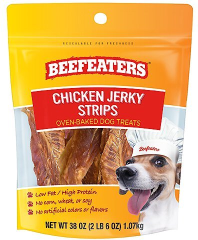 Beefeaters Chicken Jerky Strips Dog Treats, 38-oz bag slide 1 of 8