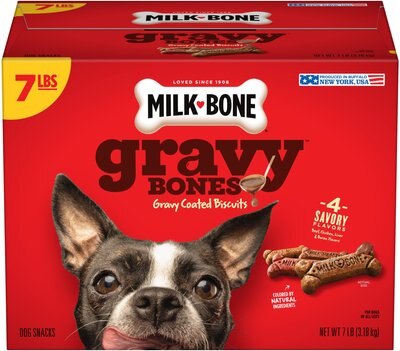 Milk-Bone GravyBones Biscuits Dog Treats, slide 1 of 1