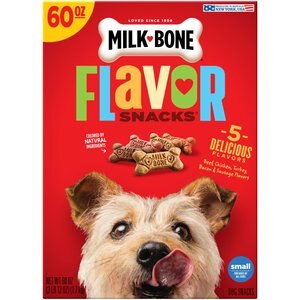 Milk-Bone Flavor Snacks Small Biscuit Dog Treats, 60-oz box