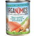 OrgaNOMics Salmon & Duck Dinner Grain-Free Pate Wet Dog Food, 12.8-oz can, case of 12