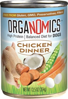 OrgaNOMics Chicken Dinner Grain-Free Pate Wet Dog Food, slide 1 of 1