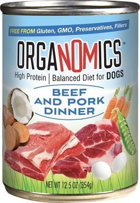 OrgaNOMics Beef & Pork Dinner Grain-Free Pate Wet Dog Food, slide 1 of 1
