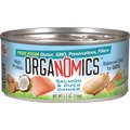 OrgaNOMics Salmon & Duck Dinner Grain-Free Pate Wet Cat Food, 5.5-oz can, case of 24