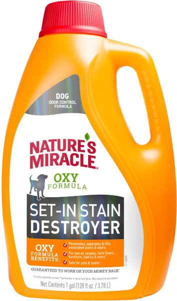 Nature's Miracle Dog Set-In Stain Destroyer Oxy Formula, Orange Scent, 1-gal bottle slide 1 of 7