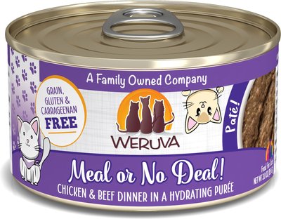 Weruva Classic Cat Meal or No Deal Chicken & Beef Pate Canned Cat Food, slide 1 of 1