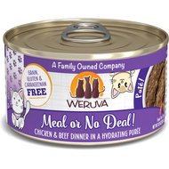 Weruva Classic Cat Meal or No Deal Chicken & Beef Pate Canned Cat Food