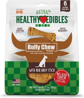 Nylabone Healthy Edibles Bully Chew Dog Treats, slide 1 of 1