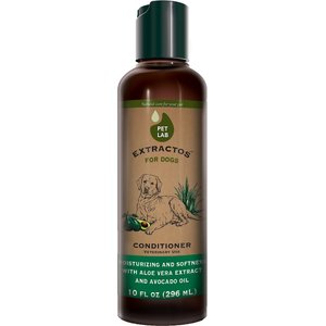 PetLab Extractos Aloe Vera Extract & Avocado Oil Dog Conditioner, 10-oz bottle