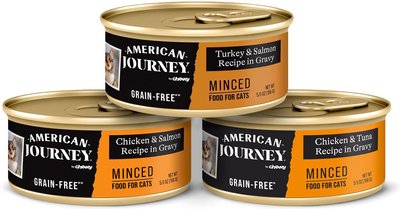 American Journey Minced Poultry & Seafood in Gravy Variety Pack Grain-Free Canned Cat Food, slide 1 of 1