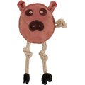 Outback Jack Pig Flattie Squeaky Dog Toy