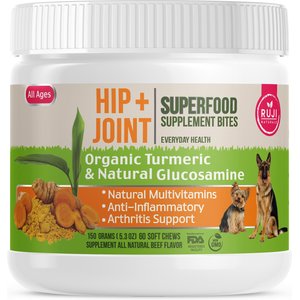 Ruji Naturals Hip + Joint Superfood Dog Supplement, 60 count