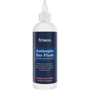 Frisco Antiseptic Dog & Cat Ear Flush Cleaner, 12-oz bottle