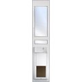 High Tech Pet Products Medium Power Automatic Sliding Glass Pet Patio Door, White, Regular
