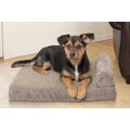 FurHaven Chaise Lounge Memory Top Cat & Dog Bed w/Removable Cover, Sandstone, Small