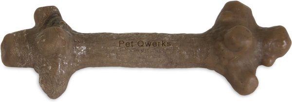 Pet Qwerks BarkBone Peanut Butter Flavor Chew Stick Tough Dog Chew Toy, Small/Medium slide 1 of 6