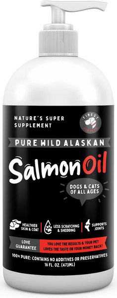 Finest for Pets Wild Alaskan Salmon Oil Dog & Cat Supplement, 16-oz bottle slide 1 of 8