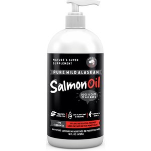 Finest for Pets Wild Alaskan Salmon Oil Dog & Cat Supplement, 16-oz bottle