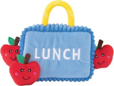 ZippyPaws Zippy Burrow Lunchbox & Apples Dog Toy, slide 1 of 1
