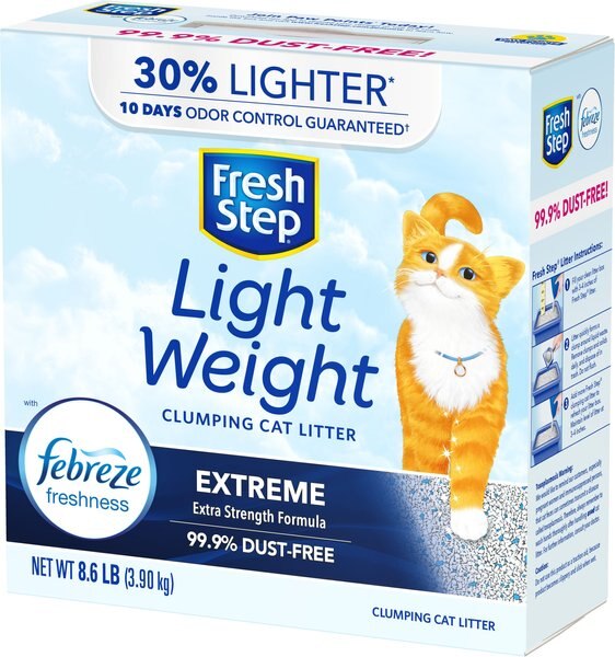 Fresh Step Lightweight Extreme Scented Clumping Clay Cat Litter, 8.6-lb box slide 1 of 7