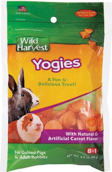 Wild Harvest Yogies Rabbit & Guinea Pig Treats, 3.5-oz bag slide 1 of 3