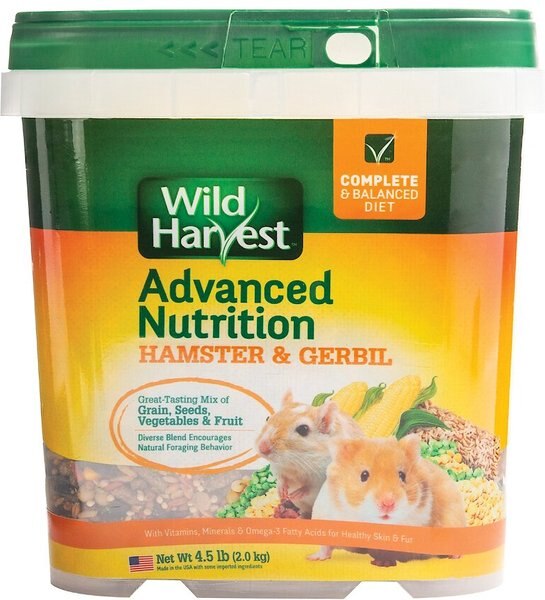 Wild Harvest Advanced Nutrition Gerbil & Hamster Food, 4.5-lb jug slide 1 of 5