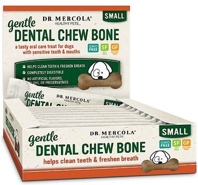 Dr. Mercola Gentle Dental Chew Bone Rawhide-Free Dental Dog Treats, slide 1 of 1