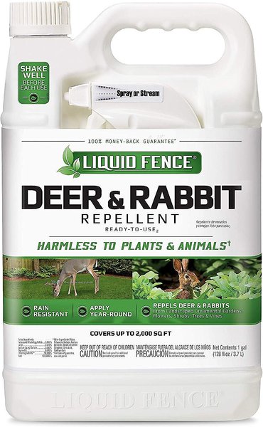 Liquid Fence Deer & Rabbit Repellent Spray, 128-oz bottle slide 1 of 4