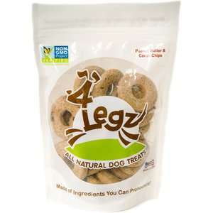 4Legz Peanut Butter & Carob Dog Treats, 7-oz bag