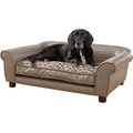 Enchanted Home Pet Rockwell Sofa Dog Bed w/Revmovable Cover, Large, Pewter
