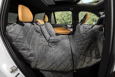 Plush Paws Products Quilted Velvet Waterproof Center Console Access Hammock Car Seat Cover, slide 1 of 1