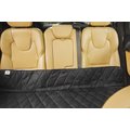 Plush Paws Products Waterproof Non-Slip Car Bench Seat Cover, Black, Regular