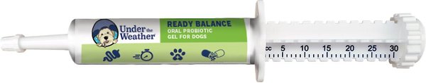 Under the Weather Ready Balance Probiotic Oral Microbial Gel Dog Supplement, 30-cc syringe slide 1 of 6