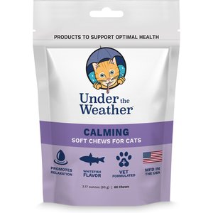 Under the Weather Calming Soft Chews Cat Supplement, 60 count