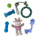 Rocket & Rex Assorted Dog Toys, 6 count