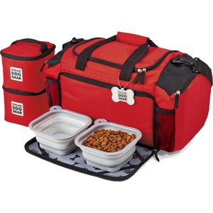 Mobile Dog Gear Ultimate Week Away Dog Duffle, 20-in, Red