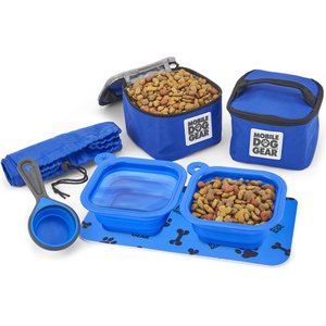 Mobile Dog Gear Dine Away Dog Bag, Royal Blue, 18-in