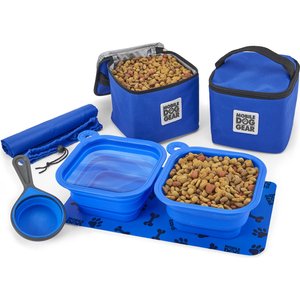 Mobile Dog Gear Dine Away Dog Bag, Royal Blue, 21-in