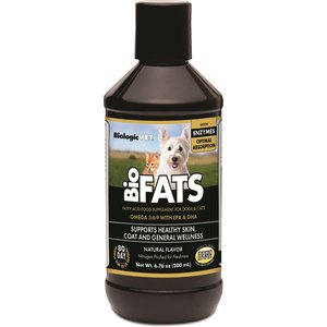 Biologic Vet BIOVET FATS Omega 3-6-9 Fatty Acids Dog & Cat Supplement, 6.76-oz bottle