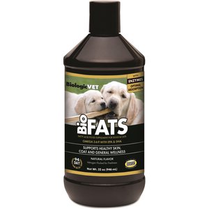 Biologic Vet BIOVET FATS Omega 3-6-9 Fatty Acids Dog & Cat Supplement, 32-oz bottle