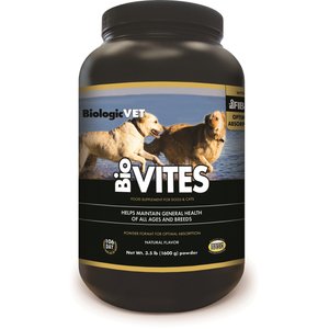 Biologic Vet BIOVET VITES Complete Multi-Nutrient Dog & Cat Supplement, 3.5-lb jar